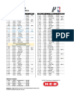 Spurs Release 2023-24 Schedule