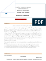 Atividade 9° ANO. Data 08.06.2020