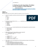 Starting Out With Visual Basic 7th Edition Gaddis Test Bank Download