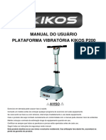 Plataforma Vibratoria Kikos p200 220v Manual