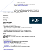 Curriculum Vitae Rian Habibulloh - Software Engineer