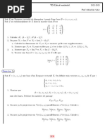 TD - Matrices D'applications Linéaires.2023