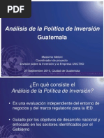 Politica Inversion Guatemala