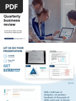 Powerpoint Template - Quarterly Business Review-Corporate