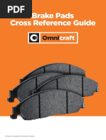 Omnicraft Brake Pads Cross Reference Guide