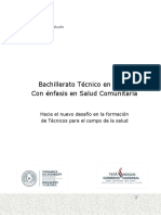 Programa de Estudio Bachillerato Tecnico en Salud Con Enfasis en Salud Comunitaria Editado GS