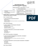 7mo. Básico Guía Formativa GENERO PERIODISTICO