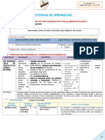 Sesion Martes 15 Leemos Un Texto Instructivo