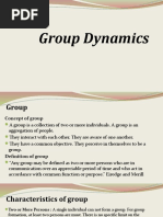 Group Dynamics