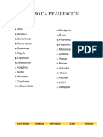 REPASO DA 1 EVALUACIÓN Bioloxía