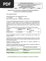 Carta de Compromiso Examenes Ocupacionales