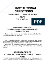 Non-Institutional Corrections