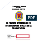 Tema 6 Funcion Secretarial en Los Diferentes Nives de La Organizacion-R