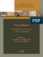 The Didache A Missing Piece of The Puzzle in Early Christianity by Jonathan A. Draper (Author), Clayton N. Jefford (Author)