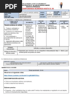 Sesión de Matematica 17 de Agosto Descomposición de Números