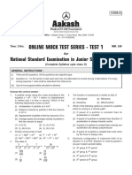 Olympiad KVPY Solutions NSEJS