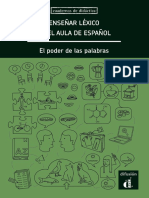 Enseñar Léxico en El Aula de Español. El Poder de Las Palabras (Francisco Herrera)