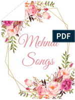 Mehndi Songs Book PDF