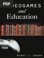 Book Videogames and Education Humanistic Approaches To An Emergent Art Form (Harry J. Brown)