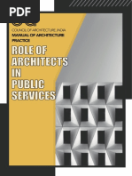 Role of Architect in Public Services