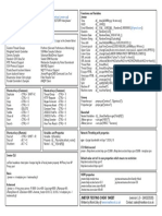 Jmeter Testing Cheat Sheet v1.0