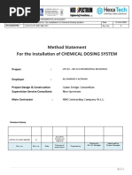 Lps-01-Hti-Mst-Me-022 - Chemical Dosing System