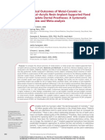 Clinical Outcomes of Metal-Ceramic Vs Metal-Acrylic Resin Implant-Supported Fixed Complete Dental Prostheses