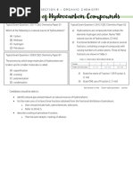 (CSEC Chemistry) Section B Notes and ESQs