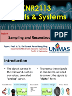 Sampling and Reconstruction 