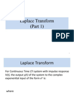 W8 - Laplace Transform (Part 1)