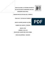 Práctica 7. Estudio de Tiempos