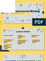 Lesson 1 Introduction To Entrepreneurial Mindset