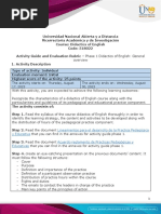 Activity Guide and Evaluation Rubric Phase 1 - Didactics of English General Overview