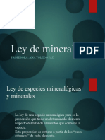 3.-Ley de Mineral Mineralogía y Petrografía