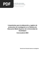 2022 Lineamientos para Elaboracion de Proyectos de Investigacion SEMS