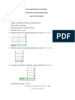 Trabajo de Estadistica Ejercicios Del 1 Al 34