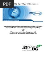 3GPP TS 27.007 - AT Command Set For User Equipment R16.8