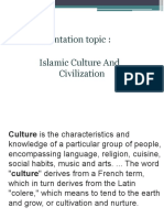 Islamic Culture and Civilation