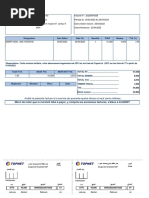 Arrêté La Présente Facture À La Somme de Quarante-Quatre Dinars Et Neuf Cents Millimes