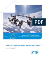 ZTE ZXR10 2900E Series Switch Datasheet