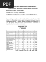 Evaluación de La Estrategia de Reforzamiento