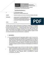 Informe Tecnico - Diferir El Inicio de La Ejecucion - Contrato 10-2018