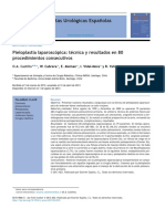Pieloplastia Laparoscópica - Técnica y Resultados en 80 Procedimientos Consecutivos