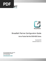 PartnerConfigGuide - Acme - Packet - Net-Net - 3000-4000 - Series R18 BROADSOFT