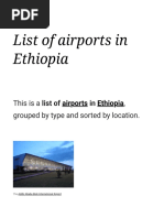 List of Airports in Ethiopia - Wikipedia