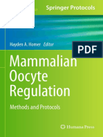 Mammalian Oocyte Regulation Methoda and Protocoles