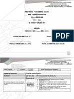 Proyecto para Sexto Grado Contestado