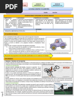 UA3-SA3 - 5°CT - Interpretamos y Aplicamos Las Leyes de Newton