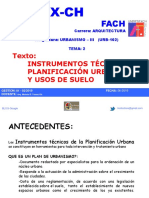 Tema 2 - Instrumentos Tecnicos de Planificacion Urbana y Usos de Suelo