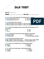 Scaffolders Test 70 Questions